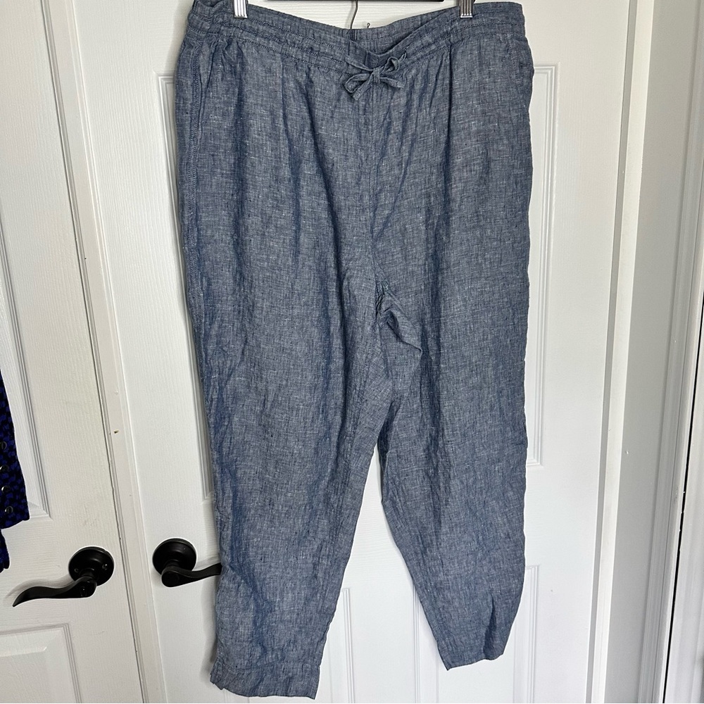 L.L. Bean Blue Straight Leg Pants